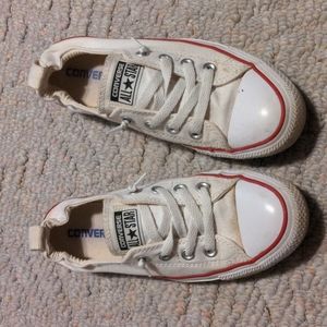 White Converse Shoreline